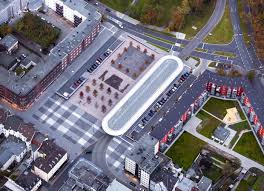 Schlechtes wetter trübt start des „rummelgastros lea wittor. Busbahnhof Buschmannshof Wanne Herne Ingenieurbau Baukunst Nrw