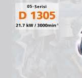 D 1305 - Ürün Detayı - Kubota Motor Türkiye