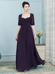 Dark Purple Mother Of The Bride Dresses Empire Waist Mother Dress Mother Dress With Sleeves Md00010 With Images Mother Of The Bride Dresses Long Mother Of The Bride Dresses Mother Of The Bride Plus