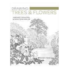 Draw along while watching the video; Drawing Trees Flowers Ken Bromley Art Supplies