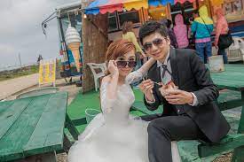 fantasia梵塔莎手工婚紗 vicky婉如 橘子白 阿睿 自助婚紗 海外婚紗 沖繩 波上宮 首里城 美國村 國際通 新原海灘 mermaid wedding dress