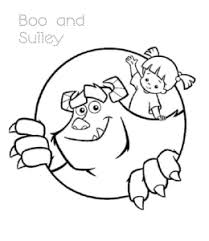 Monsters inc coloring page printable. Monsters Inc Coloring Pages Playing Learning