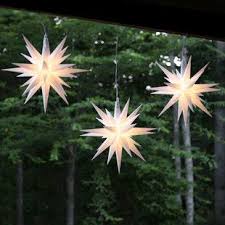 Moravian Stars 14 White Led Moravian Star Christmas Lights Etc Star Christmas Lights Christmas Lights Outside Outdoor Christmas Lights