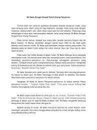 We did not find results for: Ali Baba Dengan 40 Orang Penyamun