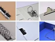 Foska Durable Metal E-Shape Silver Color 70mm/80mm Binder ...