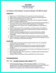 civil engineering resume sample pdf