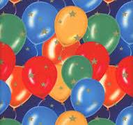 Shiny Balloons — Rich Plus Gift Wrapping Paper Wholesale