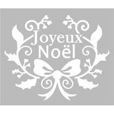 Pochoir Adhesif 25 X 20 Cm Couronne Joyeux Noel Pochoir Noel Pochoirs Imprimables Gratuits Pochoirs Gratuits