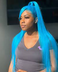 Ambitiouss Hair Collection On Instagram Everything I Touch Wig Hairstyles Straight Blonde Hair Blue Hair