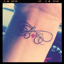 Watch as baby name trends rise and fall over time. Initials With Infinity Symbol Love Tattoos Picture Tattoos Infinity Tattoos