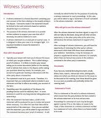 25 Witness Statement Template Word Business Template Example In 2020 Statement Template Business Template Free Brochure Template