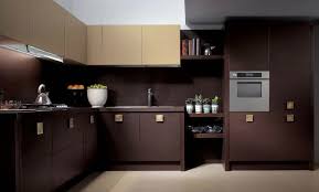 The Blog Brown And Cream Modular Kitchen By Scavolini Kitchen Colour Combination Bold Kitchen Brown Kitchen Designs