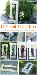 Paletten deko selbermachen ist eigentlich kinderleicht! Basteln Mit Twercs Diy Mit Paletten Gartendeko Einfach Stephie