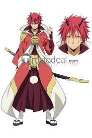 Tensei Shitara Slime Datta Ken Benimaru Flarelord Cosplay Costume Anime Guys Anime Slime Costume