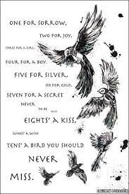 One For Sorrow One For Sorrow Writing Inspiration Words