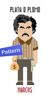 Narcos Pablo Escobar Plata O Plomo Cross Stitch