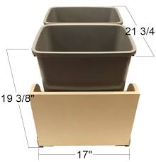 Blum's new tandem and tandembox waste/recycle sets are the premium solutions for waste/recycle cabinets in the kitchen. Soft Closing Blumotion Trash Pullout