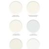 While whites can have undertones of blue, pink, or even green, this is just white in its purest. 3