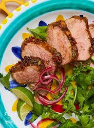 Lay a sheet of 40 cm aluminium foil per portion. Mexican Pork Fillet Pinch Of Nom