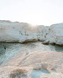 Moonscapes Of Sarakiniko In Milos Greece Places To Travel Sarakiniko Beach Travel Aesthetic