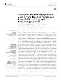 This is just one of the solutions for you to be successful. Pdf Analysis Of Student Perceptions Of Just In Time Teaching Pedagogy In Pharmd Microbiology And Immunology Courses