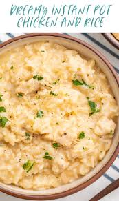 Oven baked chicken and rice cafe delites. Creamy Dreamy Instant Pot Chicken And Rice 40 Aprons