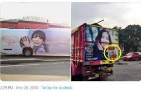 Tanpa disadari tentunya kita sering kali berpapasan atau tak sengaja melihat gambar atau tulisan dengan kalimat yang lucu di belakang atau samping badan truk. Idol Kpop Ini Dijadikan Lukisan Bak Truk Netizen Salfok Sama Tulisannya Hitekno Com