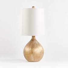 25 trendy champagne bronze bathroom light fixtures you ll additionally desire to light the vanity location with some exceptional job lighting which can be a fixture above the mirror or sconces on. Vera Champagne Table Lamp Reviews Crate And Barrel