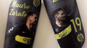 Divertido, comentó que wanda nara se hizo un troquelado en la nariz. Mauro Con Canilleras Personalizadas Para El Superclasico Tyc Sports