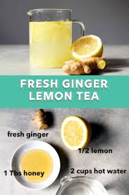 An Easy Way To Make Ginger Tea With Lemon And Honey To Warm Up During The Chillier Months Give Your Immune S Ginger Lemon Tea Lemon Tea Ginger Lemon Honey Tea