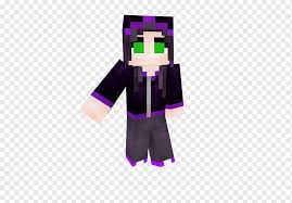 Before starting a game you can choose a variety of different character skins and game modes. Minecraft Pocket Edition Enderman Hoodie Multiplayer Video Game Papercraft Minecraft Purple Violet Boy Png Pngwing