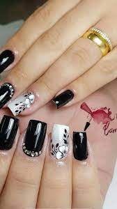 ¡olvídate de los arreglos de mesa! Pin De Andrea Plaza En Adesivos Unas Decoradas Unas Negras Decoradas Manicura De Unas
