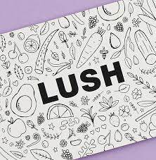Welcome Lush Gift Gift Card Handmade Cosmetics