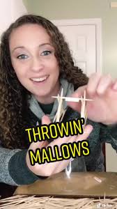 Mini Marshmallow Game with Straw