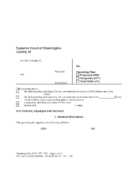 These are the core obsessions that drive our newsroom—de. Parenting Plan Form Washington Edit Fill Sign Online Handypdf