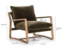 Put the finishing touch on a chic seating area with a plush sage seat. Krista Accent Chair Olive Green In 2020 Olive Armchair Armchair Oak Chair
