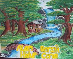 Selain itu kempen cintai sungai kita perlu digiatkan ke seluruh pelosok negara. Lukisan Poster Sayangi Alam Sekitar Cikimm Com