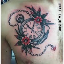 Inked Picoftheday Tattooartist Photo Tattooedgirls Tatts Tattoed Tattoolife Traditional Tattoo Clock Traditional Tattoo Watch Tattoos