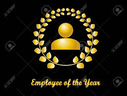 At the end of the fiscal year, it's common for organizations to acknowledge staff members who've given 10, 15, or even 20 years to the company. Employee Of The Year Award Golden Icon On Black Background Royalty Free Cliparts Vectors And Stock Illustration Image 90513897