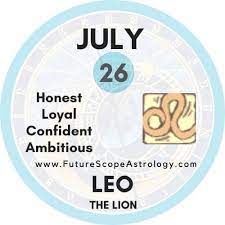 From oct 19 to jan 17. July 26 Birthday Personality Zodiac Sign Compatibility Ruling Planet Element Health And Advice Futurescope