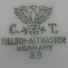 21170 green (altwasser) view pattern. Porcelain And Pottery Marks