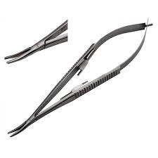 GPC Medical Castroviejo Needle Holder - Micro, Lock Mechanism