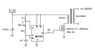 Arc is continuous discharge whereas Modify Spark Igniter Circuit For Bug Zapper Functionality Electrical Engineering Stack Exchange