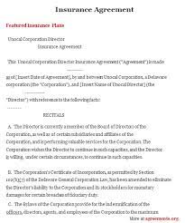 In insurance, the insurance policy is a contract (generally a standard form contract) between the insurer and the policyholder, which determines the claims which the insurer is legally required to pay. Insurance Contract Download Pdf And Word Agreements Org