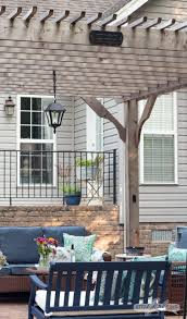 They are perfect for staking into the ground near the gazebo while providing it with some. Outdoor Solar Chandelier For Your Pergola Easy Diy Installation