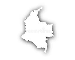 Colombia, oficialmente república de colombia, es un país soberano situado en la región noroccidental de américa del sur, que se. Map Of Colombia With Shadow Stock Vector Illustration Of Symbol Vector 85121903