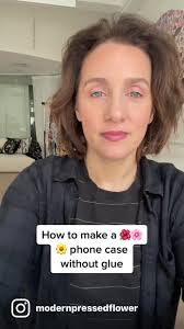 Cómo hacer una funda floral para teléfono sin pegamento