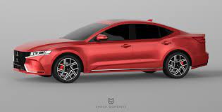 2020 Mitsubishi Gallant Study Envisions The Unlikely Rebirth Of A Mid Size Sedan Carscoops Mid Size Sedan Mitsubishi Sedan
