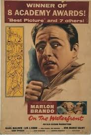 Original Mid Century 1959 ON THE WATERFRONT MOVIE Reprint Poster Marlon  Brando