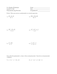 Includes what to do when both try the free mathway calculator and problem solver below to practice various math topics. 25 Long Division Polynomials Worksheet Worksheet Project List